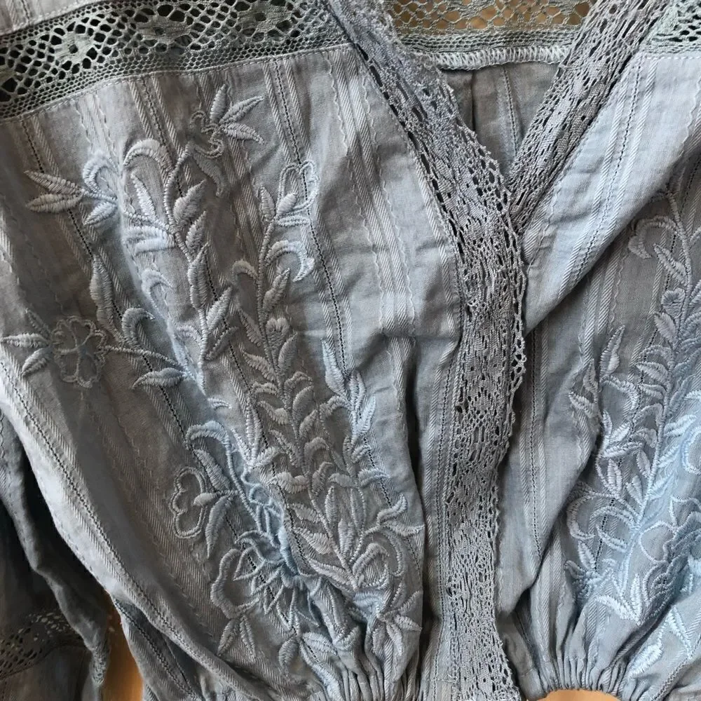 Free People Follow Your Heart Peasant Blouse